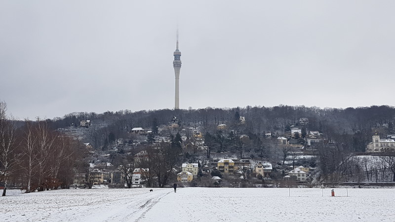 Mit frostigen Temperaturen und stellenweise Schnee in die neue Woche   Foto: MeiDresden.de/Mike Schiller