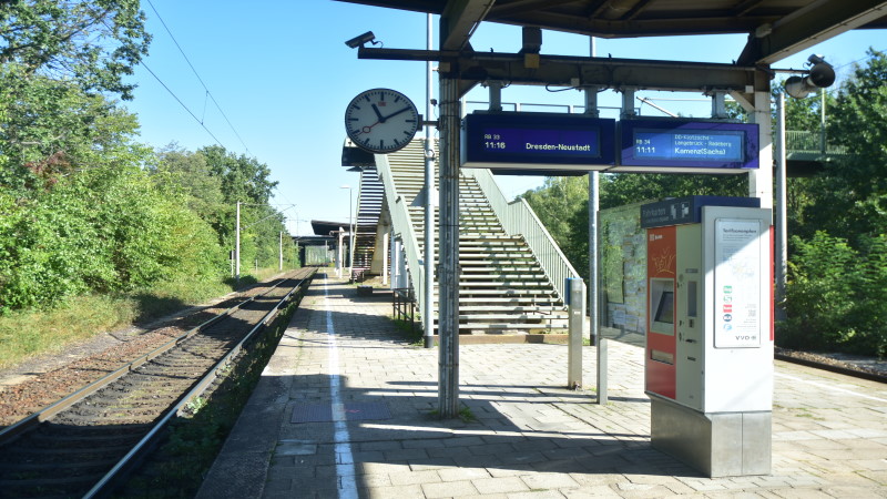 So ist der Plan - DB und VVO wollen 25 Stationen modernisieren! - Haltepunkt Dresden-Industriegelände  Foto: © MeiDresden.de/Mike Schiller