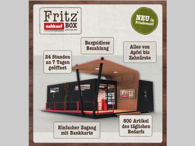 So funktioniert das Einkaufen in der Fritz' nahkauf Box ©REWE Group