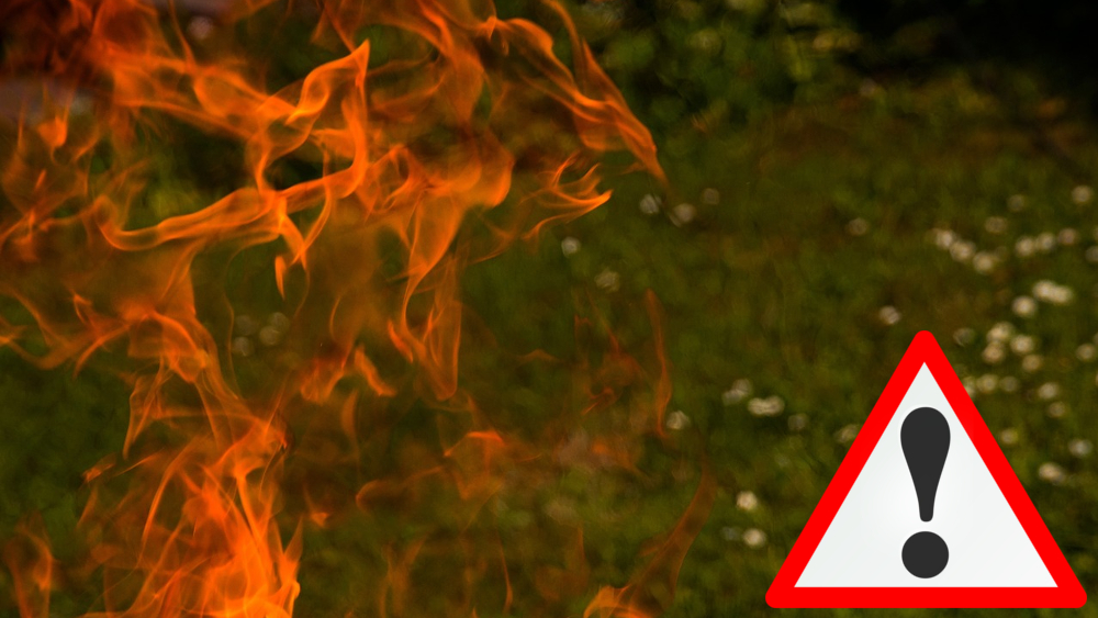Mit zunehmender Trockenheit steigt die Gefahr von Wald- und Wiesenbränden an ©Symbolfoto(Pixabay)