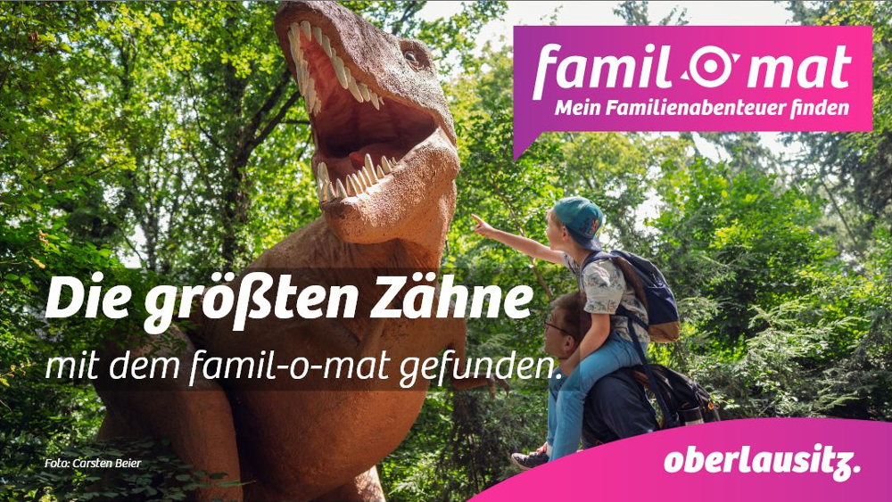 Neues Online-Tool "famil-o-mat" sehr gut gestartet - Saurierpark ©Carsten Beier