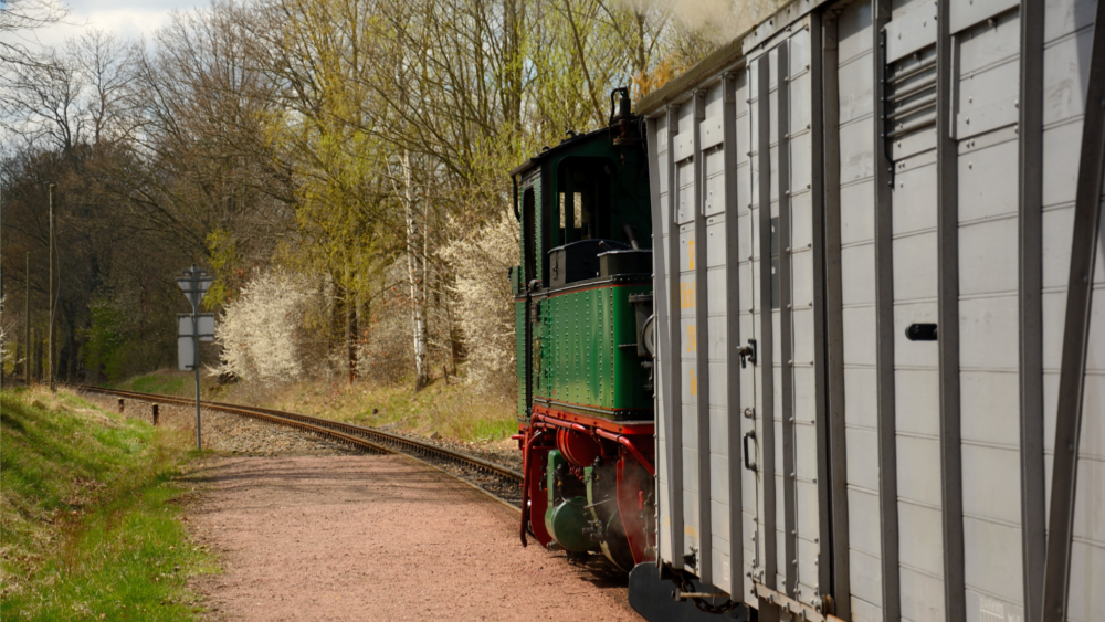 Dampflok im Frühling ©Traditionsbahn Radebeul e.V.