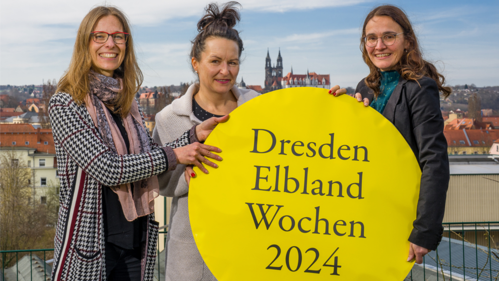 Sindy Vogel, Geschäftsführerin Tourismusverband Elbland Dresden e.V.; Christina Czach, Leiterin Tourist-Information Meißen; Daniela Bollmann, Leiterin Tourist-Information Radebeul (v.l.n.r.) ©Thiel PR