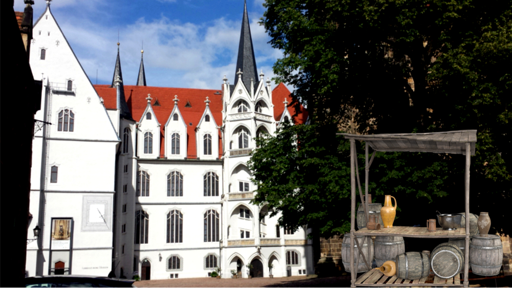 Mittelaltermarkt zum Albrechtsburg Fest am 30.April  und 1. Mai ©MeiDresden.de (Bildmontage)