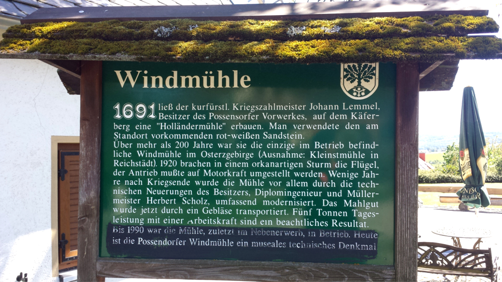 Die Windmühle Possendorf feiert ihren 333. Geburtstag ©MeiDresden.de