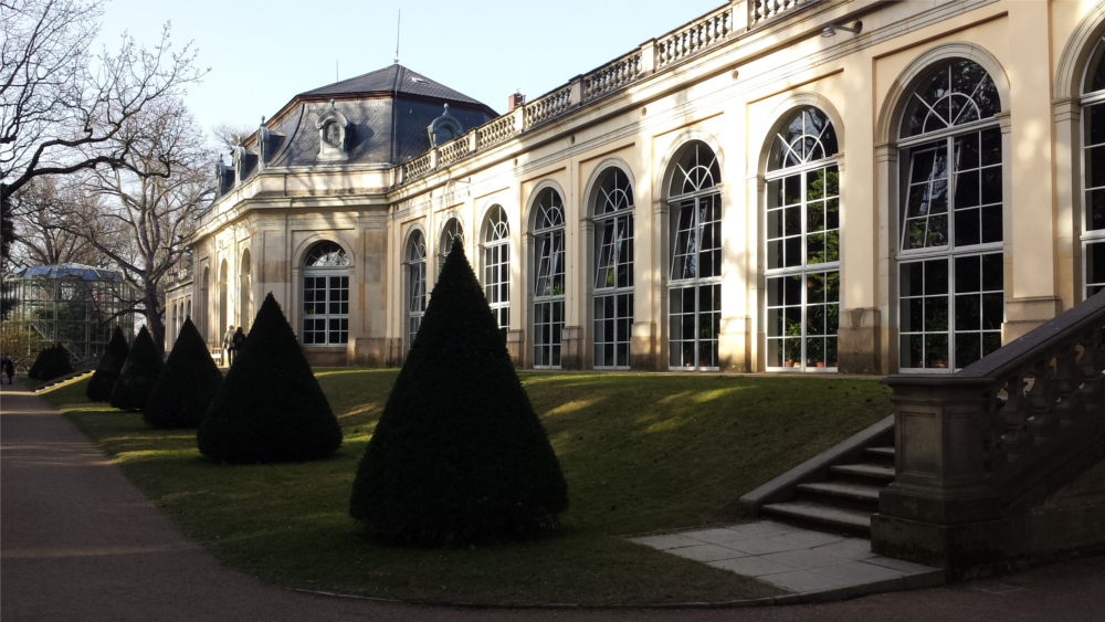 Schloßpark Pillnitz - Orangerie mit Kamelienhaus ©MeiDresden.de