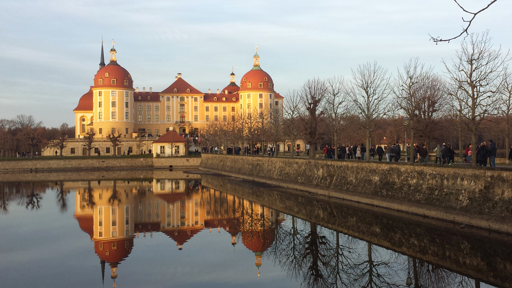 Schloß Moritzburg in der Abendssonne ©MeiDresden.de