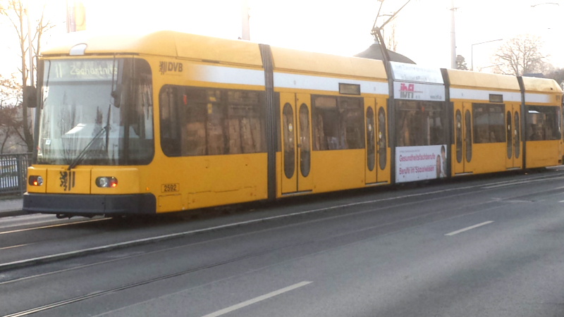 Umleitungen mehrerer Straßenbahnlinien wegen Bauarbeiten auf der Kreuzung Anton/ Leipziger Straße und Bürgerstraße ©MeiDresden.de