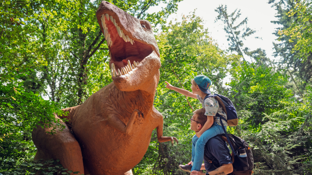 Dem Tyrannosaurus Rex zum Greifen nah kommt man in der Oberlausitz. Foto: DJD/Oberlausitz-Niederschlesien/Carsten Beier