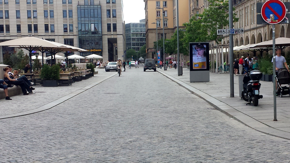 Ab Juli wird es grün auf der „Lebendigen Seestraße“ ©MeiDresden.de