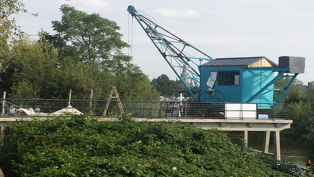 Wahrzeichen im Neustädter Hafen wurde neues Leben eingehaucht ©MeiDresden.de