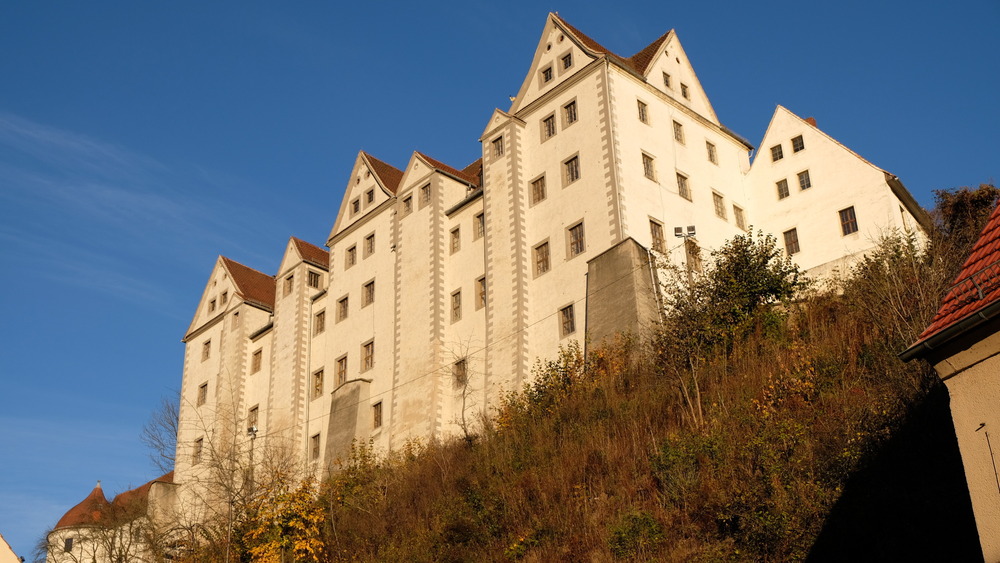 Hoch oben thront das Schloss Nossen © Juliane Schikade