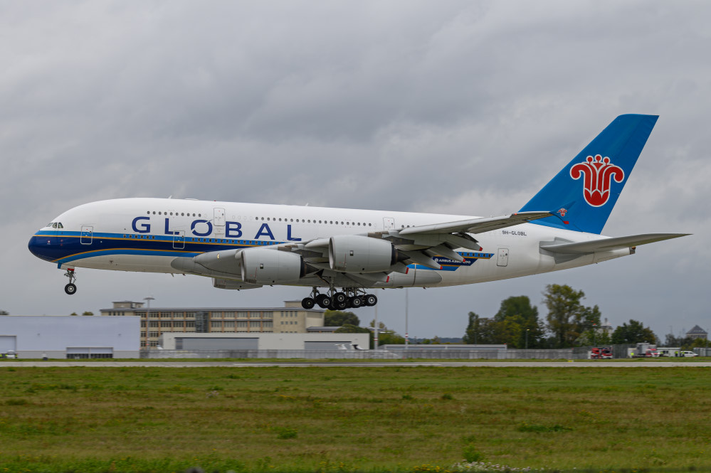 A380 von GLOBAL   Foto: Leserfoto/Privat