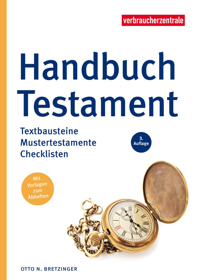 Handbuch Testament  ©  Verbraucherzentrale Hamburg e.V.