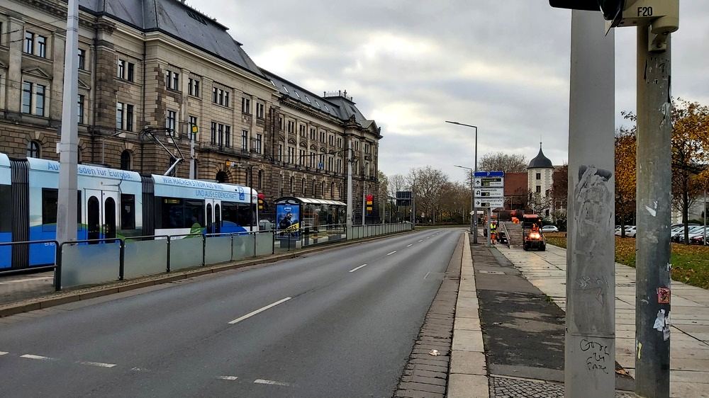 Auf der Köpkestraße soll ein neuer Radweg entstehen. Foto: MeiDresden