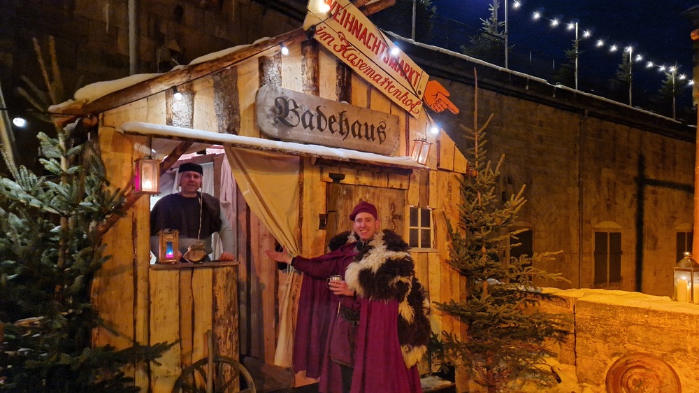 Weihnachtsmarkt Festung Königstein - Badehaus. Foto: Festung Königstein gGmbH