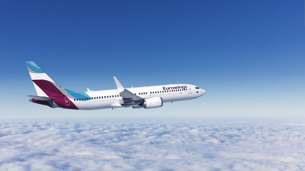 Eurowings Boeing 737 8 MAX   Foto: Eurowings