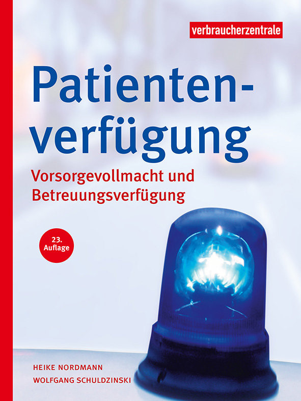 Patientenverfügung   Foto: Verbraucherzentrale Hamburg e.V.