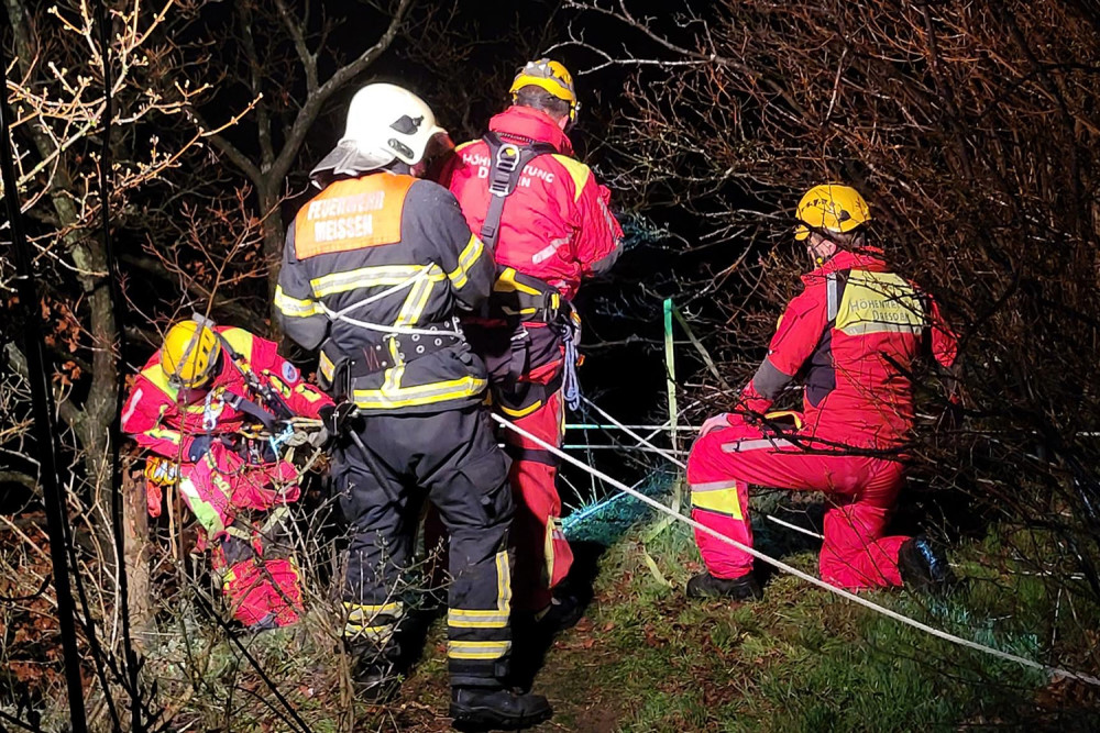 © Roland Halkasch Höhenrettungsgruppe im Einsatz