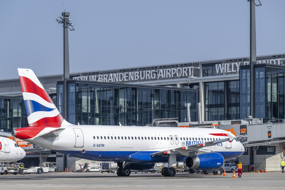 British Airways am BER    Foto: @ Günter Wicker
