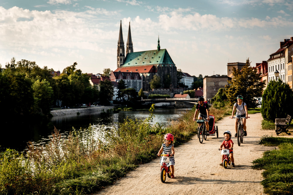 Görlitz ist eine familienfreundliche Stadt. Foto: DJD/Oberlausitz-Niederschlesien/Philipp Herfort