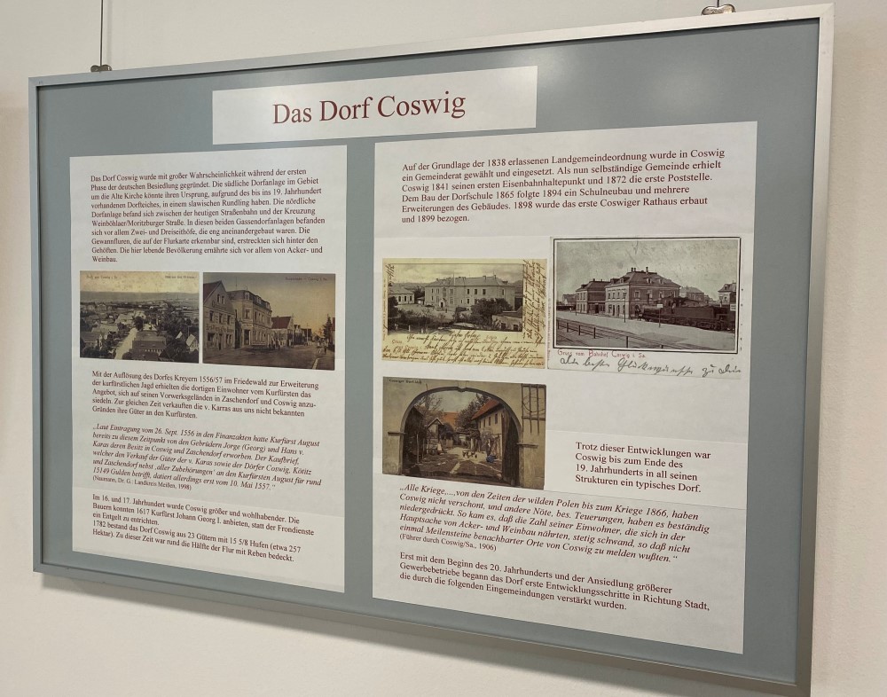 Ausstellung 675 Jahre Coswig   Foto: Stadtverwaltung Coswig