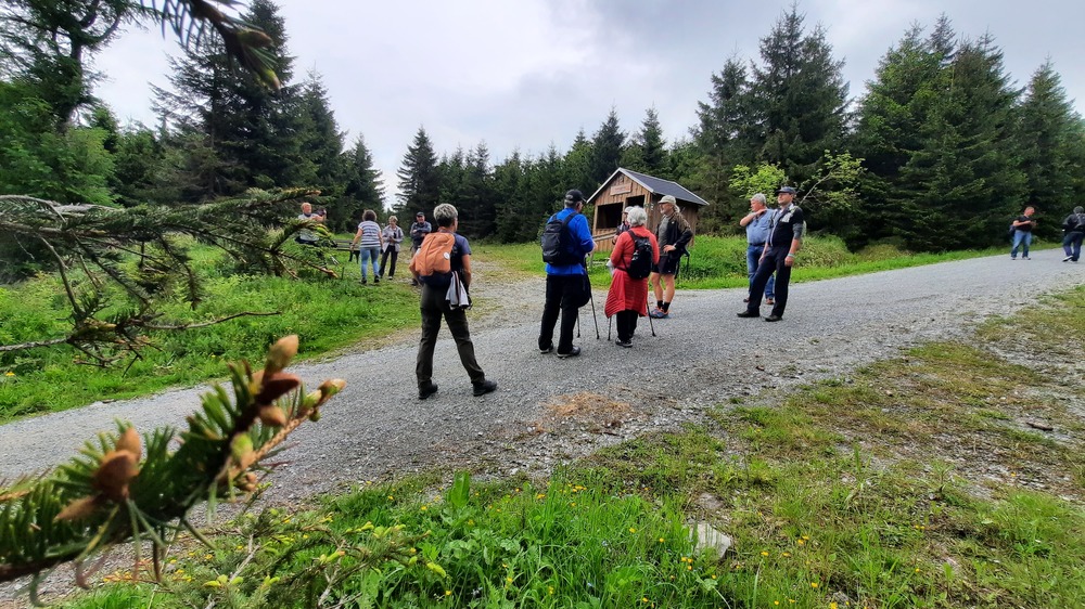 Wanderung zum Freiberger Rastplatz. Foto: TVE