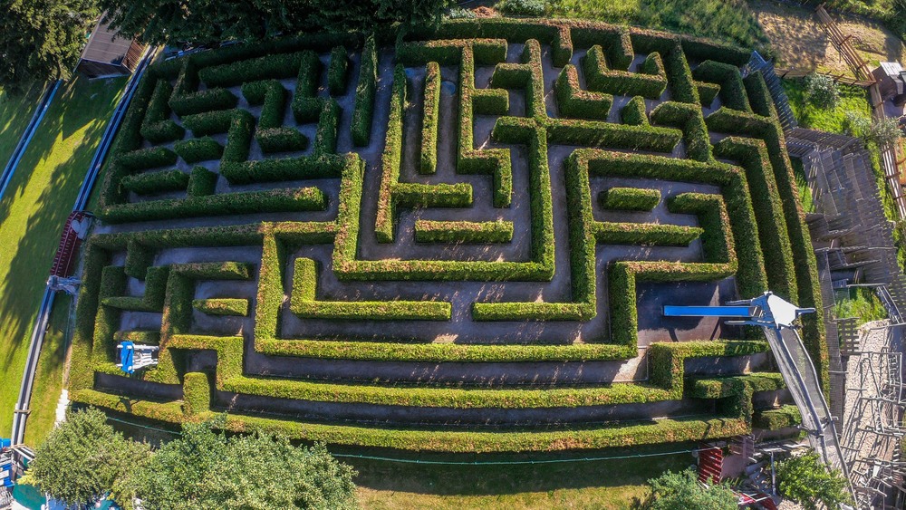 Wurzelrudis Irrgarten Foto Wurzelrudis Erlebniswelt