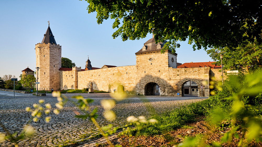 as mittelalterlich geprägte Mühlhausen ist 2025 Schauplatz der Thüringer Landesausstellung. Foto: DJD/Welterberegion Wartburg Hainich/Tino Sieland
