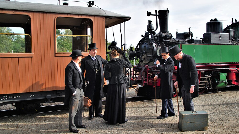 Sonderzugfahrt der Tradiotionsbahn mit der IV-K.  Foto: Traditionsbahn Radebeul e.V.