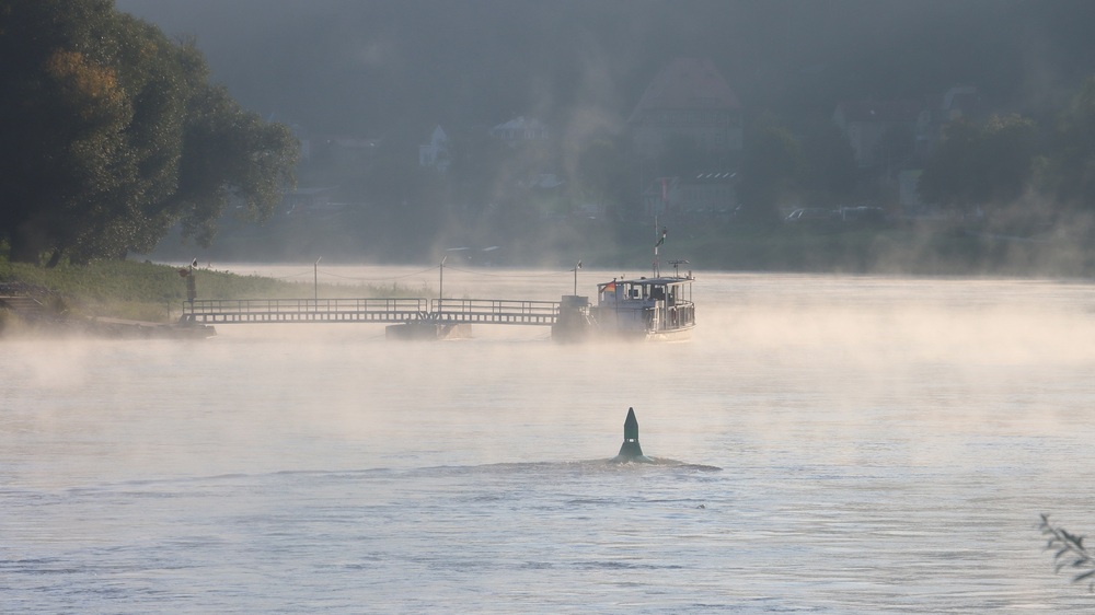 4Die Elbe gehört mit ihrem Verlauf in Deutschland zu den letzten nicht regulierten Flüssen in Europa. Als Fließgewässer mit den begleitenden Auen ist sie ein vielfältiger Lebensraum für zahlreiche Tier- und Pflanzenarten. Für Bewohner und Gäste der Nationalparkregion Sächsische Schweiz ist sie landschaftsprägende Lebensader und Verkehrsweg.  Foto:  J. Weber