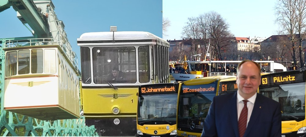 Bürgerbegehren zum Nahverkehr: OB Hilbert ignoriert den Wunsch der Dresdnerinnen und Dresdner und arbeitet gegen die eigene Verwaltung. Bildmontage: MeiDresde,de