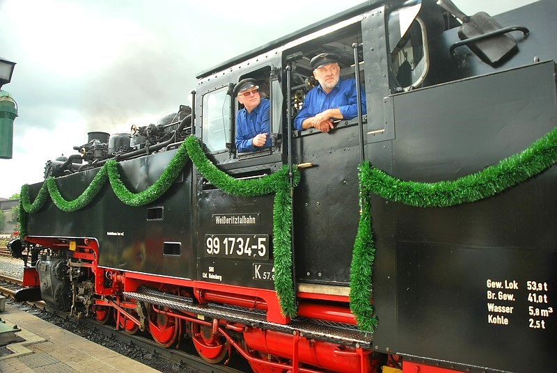 Bimmelbahn und Lichterglanz  auf der Weißeritztalbahn. Foto: MeiDresden.de (Archiv)