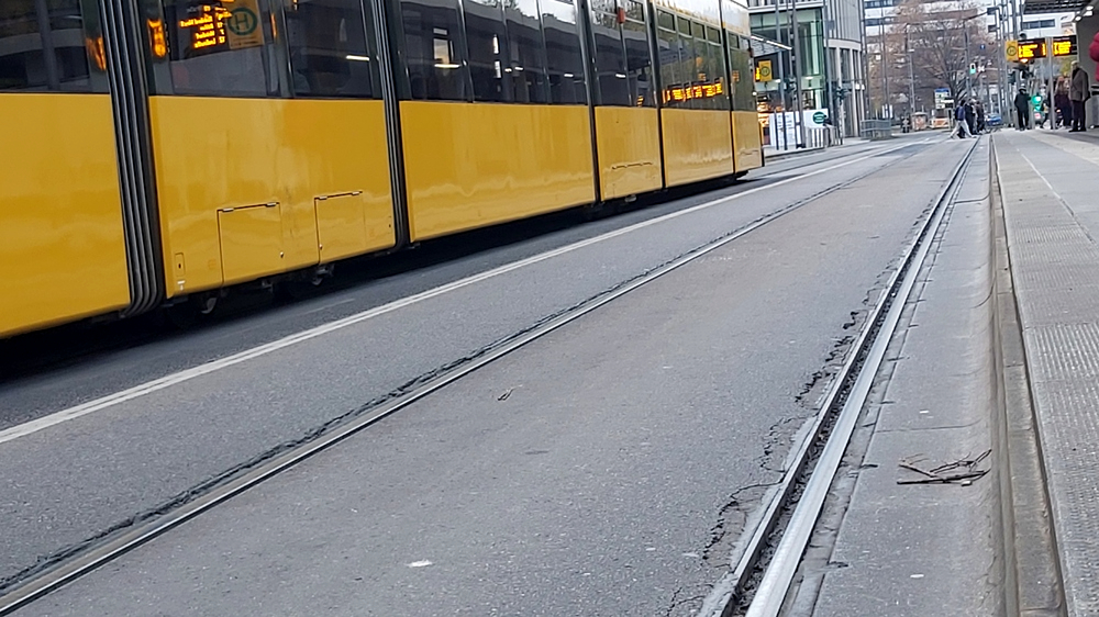 Haltestelle Prager Straße (Dr.Külz Ring) Foto: © MeiDresden.de