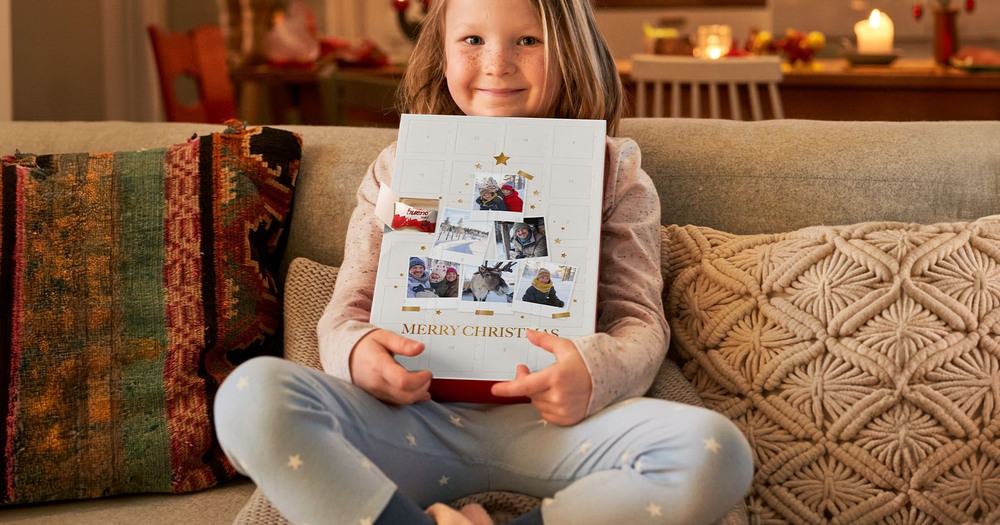 Alle Jahre wieder sorgt ein Adventskalender für strahlende Kinderaugen. Foto: DJD/CEWE