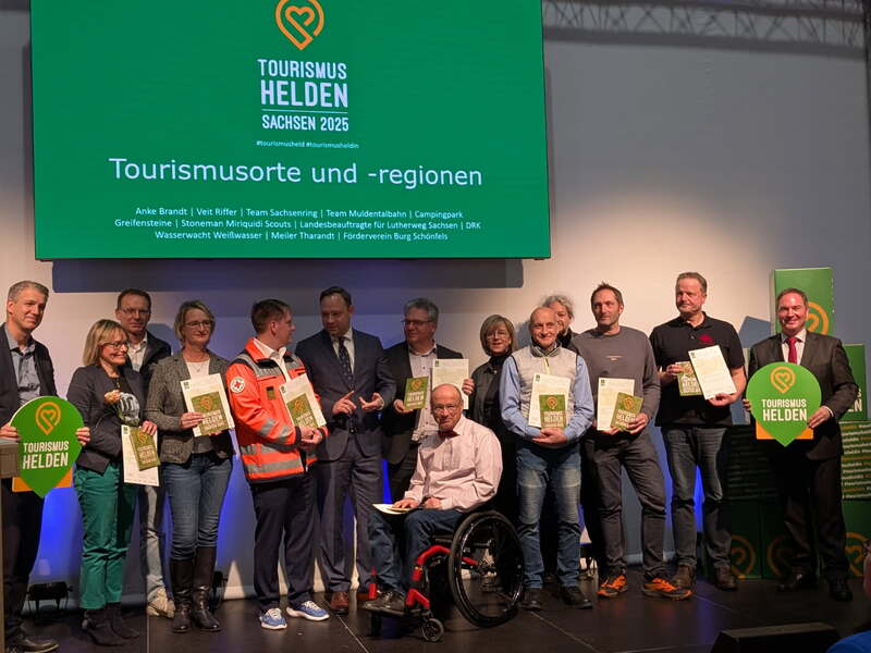 Tourismushelden 2025 Erzgebirge  . Foto: TVE