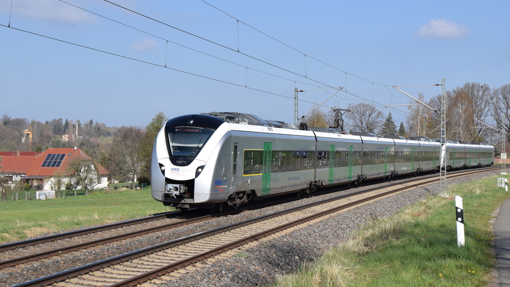 Coradia Continental als RE 3 bei Niederlungwitz. Foto: Falko Sieber/VMS