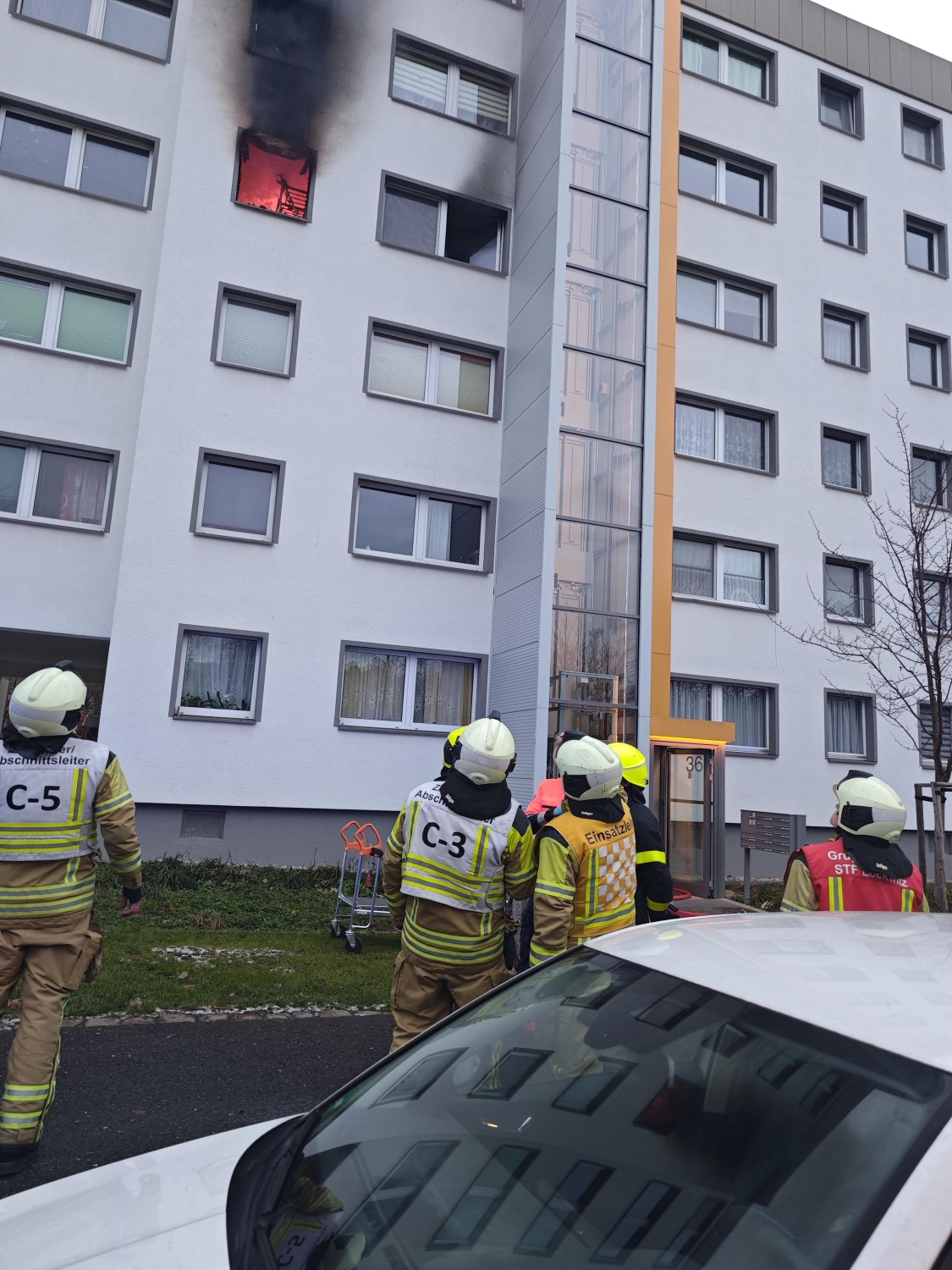 Wohnungsbrand  © Feuerwehr Dresden