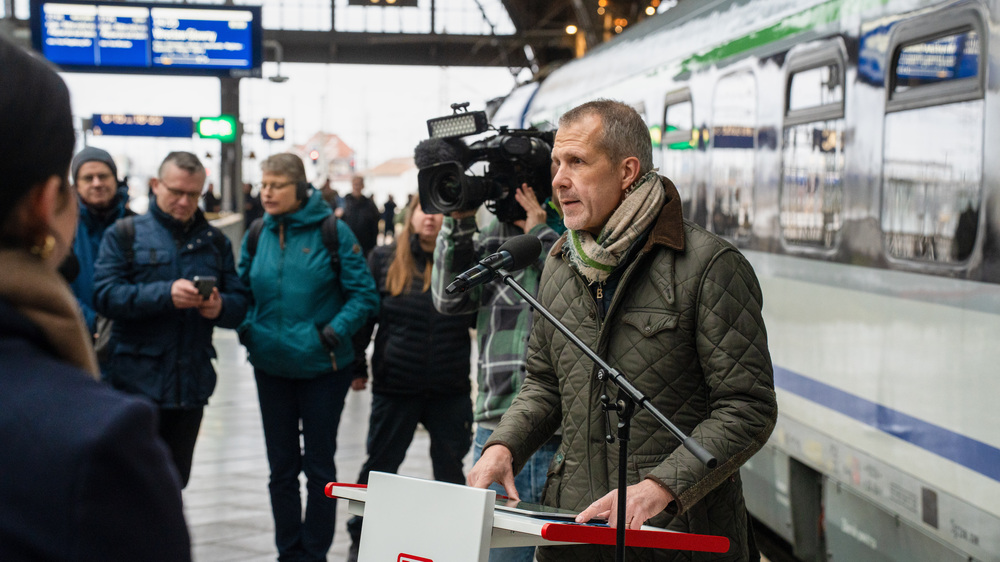 Neue Eurocity-Linie verbindet Deutschland und Polen Foto: Deutsche Bahn AG / Volker Emersleben