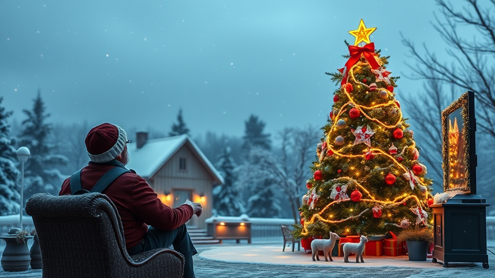 Alle Jahre wieder- die TV Highlights zum Weihnachtsfest. Foto: KI generated