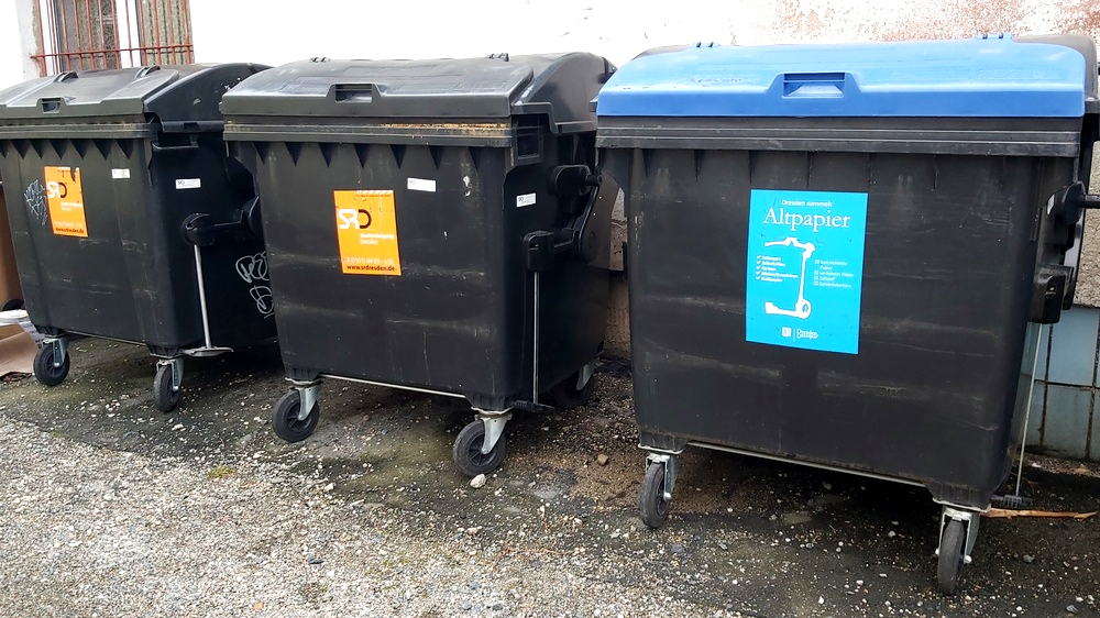 Geänderte Zeiten bei der Abfallentsorgung zwischen Weihnachten und Neujahr . Symbolfoto: MeiDresden.de