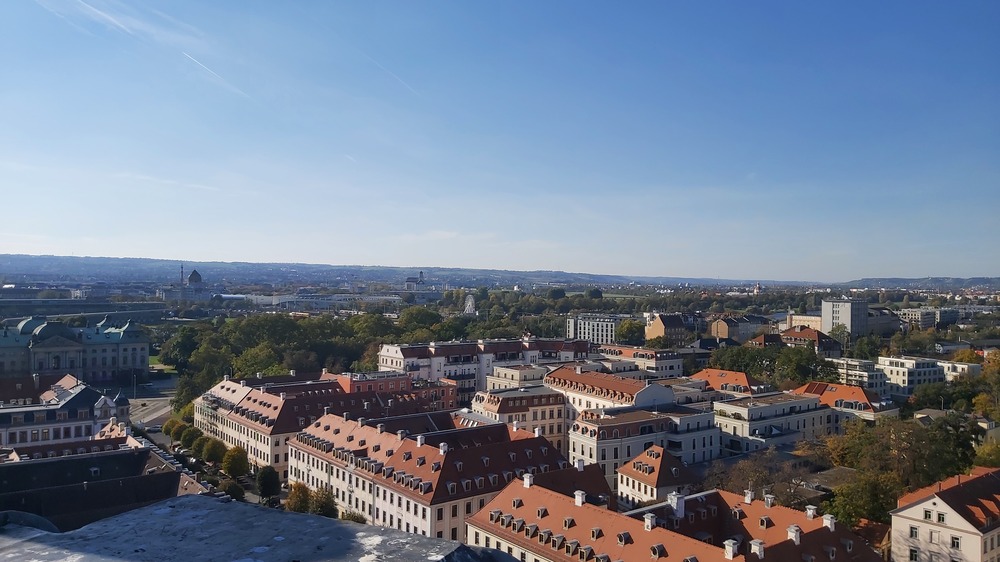 Panoramablick vom Turm der Dreikönigskkirche. Foto: MeiDresden,de