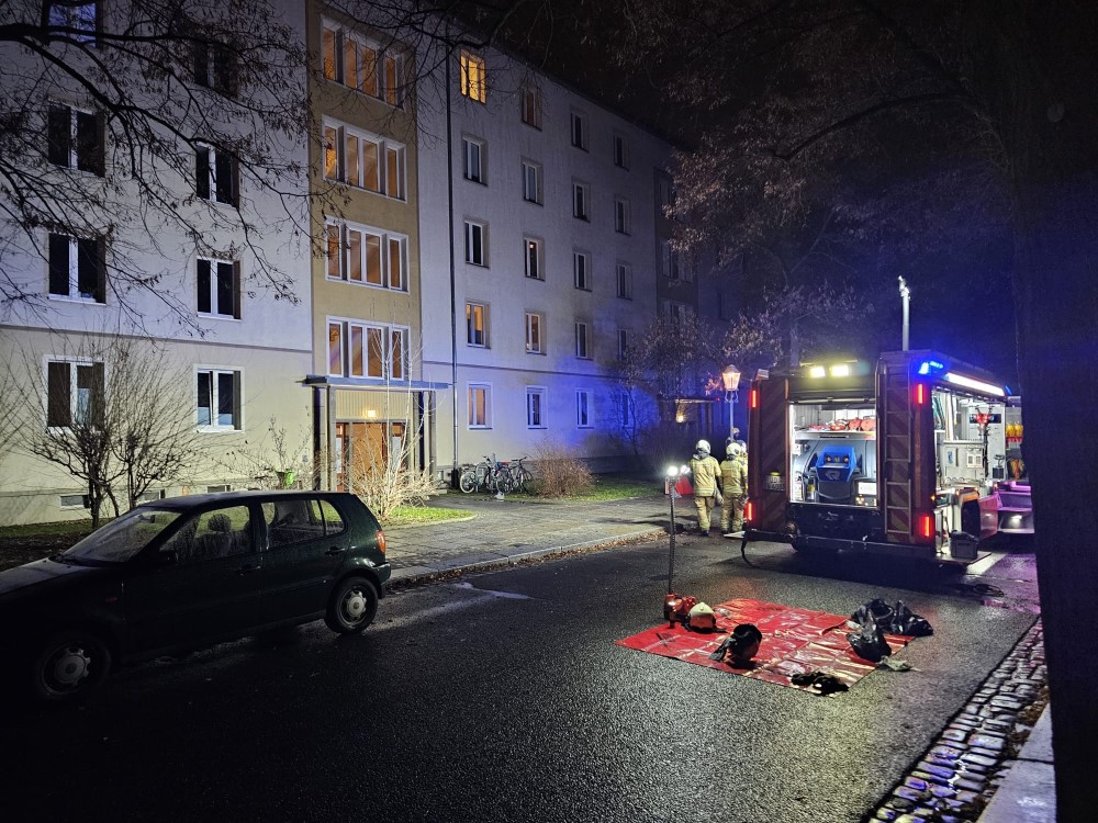 Brand eines Balkon   © privat