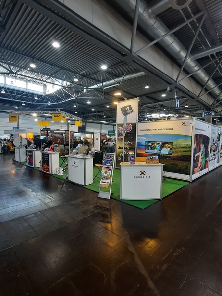 Erlebnisheimat Erzgebirge Messesstand. Foto: TVE