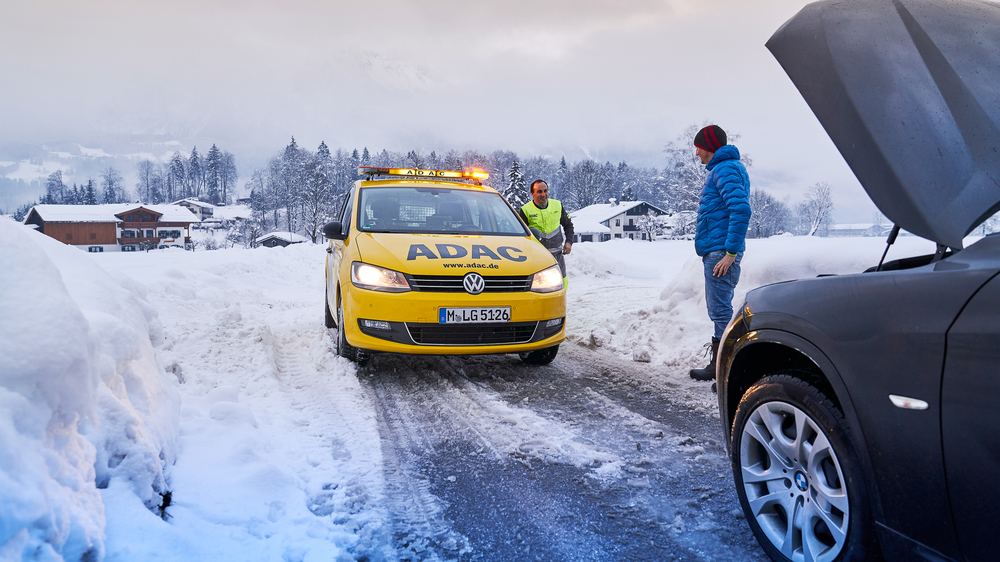 Auch am heutigen Dienstag erwartet die ADAC Pannenhilfe ein großes Auftragsvolumen. Foto:ADAC
