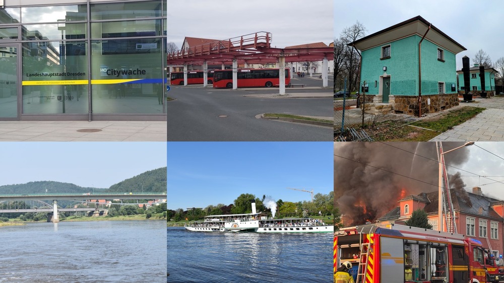 Ruckblick auf das Jahr 2025. Fotos: MeiDresden .de / Operette (Feuerwehr Dresden)