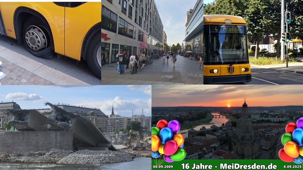 Ruckblick auf das Jahr 2025. Fotos: MeiDresden .de/Bus (privat)