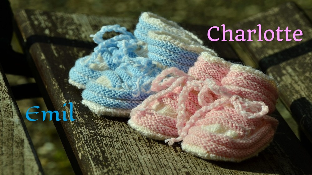Emil und Charlotte waren die beliebtesten Vornamen. Foto: Congerdesign (Pixabay) Bildmontage