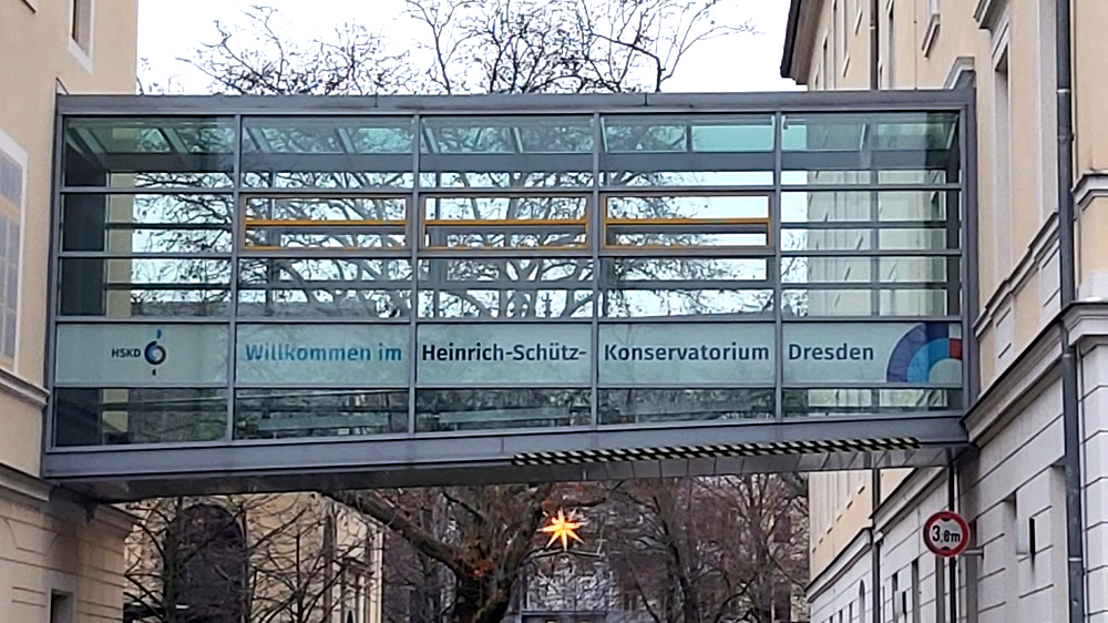 Das Heinrich-Schütz-Konservatorium Dresden (HSKD) startet im Frühjahr mit neuen Formaten für gemeinsames Musizieren. Foto: MeiDresden.de