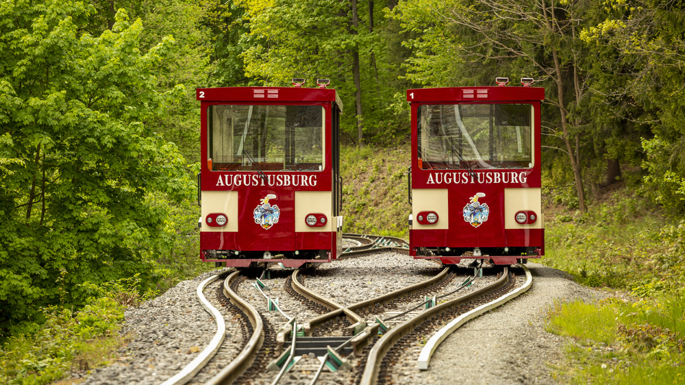 Die Drahtseilbahn Augustusburg. Foto: VMS/Brumm
